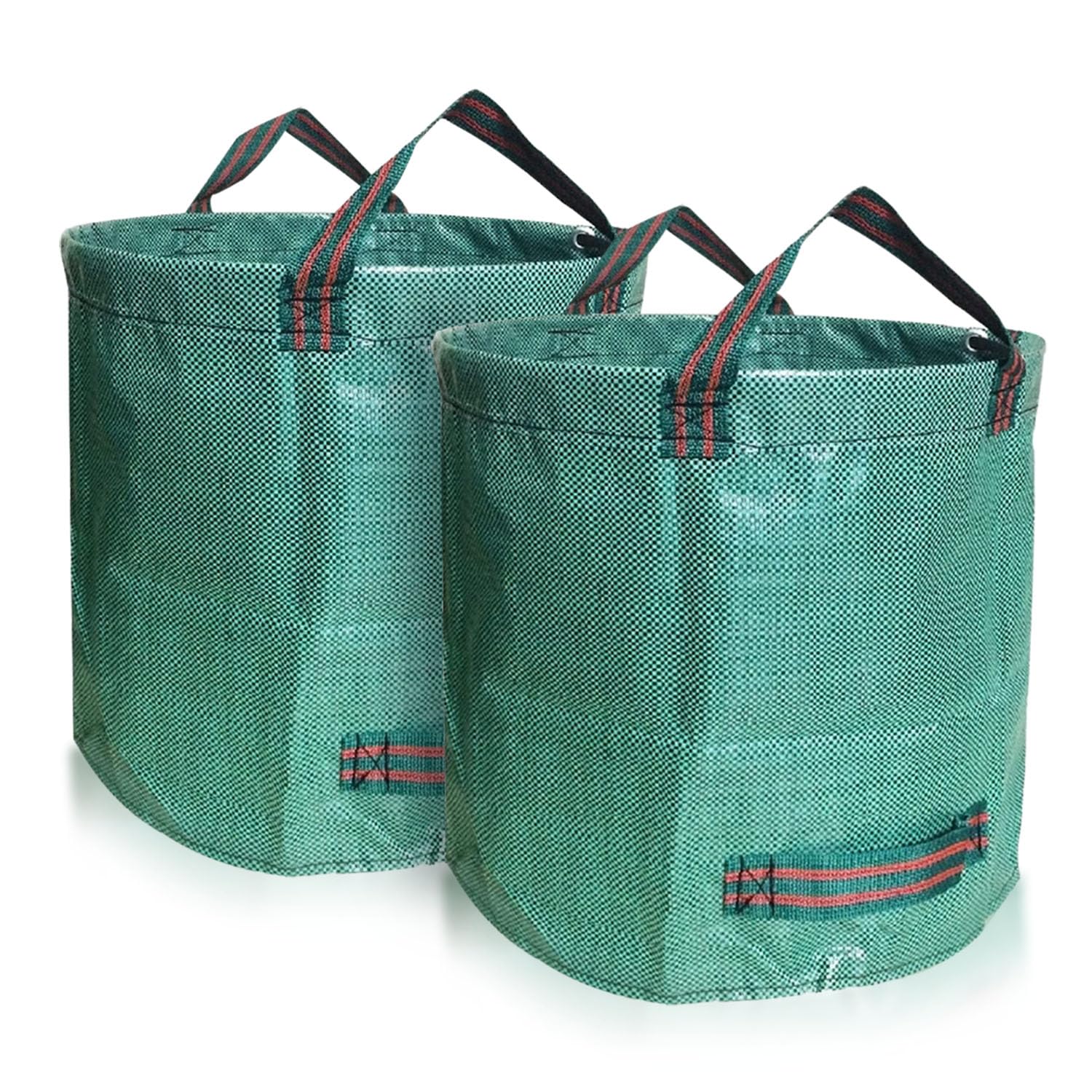 Garden Waste Bags 500L x 2 Heavy Duty Garden Bags,Refuse Bags Garden Rubbish Bag Reusable Garden Waste Sacks, Leaf Bags Sacks with Handles