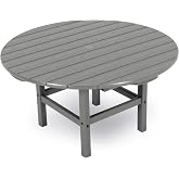 Ivy Terrace&trade; Round 37" Conversation Table in Slate Grey