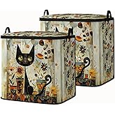 Dawuyu king comforter storage bag,clothes,blanket,bedding,pillow quilt organizer for closet,fabric moving bags with portable handles and zipper 95L(2pack)