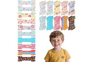 Stuffygreenus Kids Nasal Strips 1.73 x 0.55'' Small Size Kids Nose Strips Dessert Kid Breathing Strip Breathe Snoring Sleep C