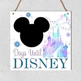 Pixie's Gifts Days Until Disney Chalkboard Plaque 18cm x 18.5cm view 7