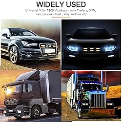 20 Pack LED Emergency Strobe Lights 6 LED Amber