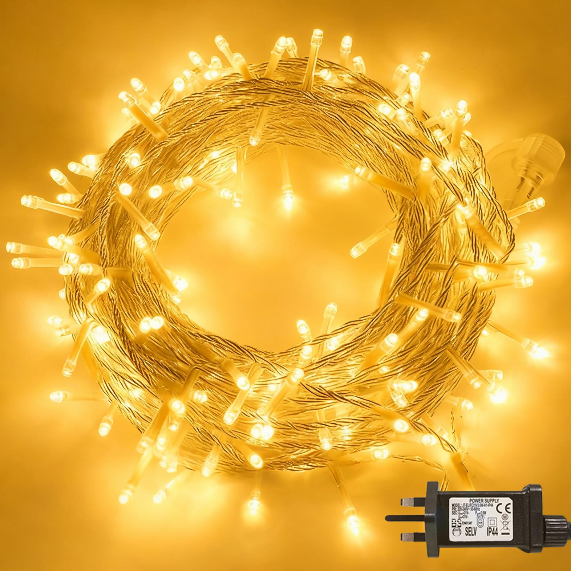 Zorela Fairy Lights Plug in, 25M 220 LED Indoor String Fairy Lights Mains Powered, Outdoor Fairy Twinkle Lights Christmas Lights 8 Modes IP44 Connectable for Bedroom, Garden, Party, Camping