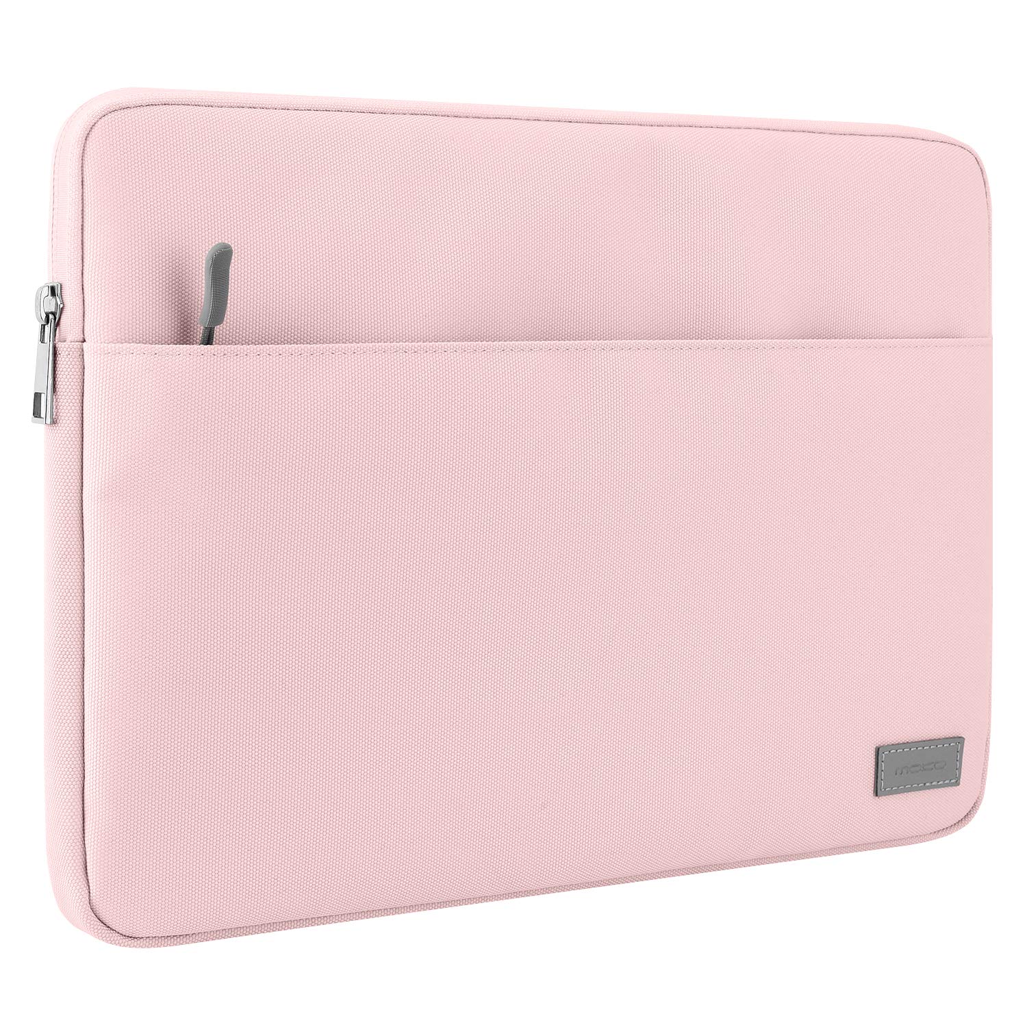 MoKo 13-13.3 Inch Laptop Sleeve Fits 13 inch MacBook Air M4/M3/M2/M1 (2025-2018), MacBook Pro M4 2025, Notebook Computer Case Cover Bag with Pocket, Pink