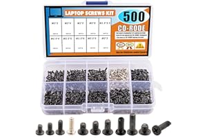 CO-RODE 500pcs Laptop Notebook Computer Screw Kit Set for IBM HP Dell Lenovo Samsung Sony Toshiba Gateway Acer