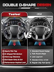 TESFEEL Steering Wheel for F150 Raptor 2021-2024