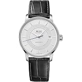 MIDO Baroncelli Signature - Swiss Automatic Watch for Men - Silver Dial - Case 39mm - M0374071603101