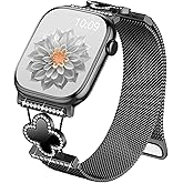 Magnetic Band Compatible for Apple Watch Bands for Women iWatch Series 10 9 8 7 6 5 4 3 Ultra SE 2 1, Stainless Steel Mesh Wristband Metal Strap for Apple Watch 38mm 40mm 41mm 42mm 44mm 45mm 46mm 49mm