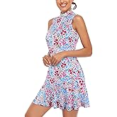 Cucuchy Womens Golf Tennis Dress Sleeveless Athletic Sports Workout Dresses
