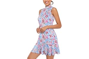 CUCUCHY STYLE Cucuchy Womens Golf Tennis Dress Sleeveless Athletic Sports Workout Dresses