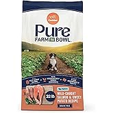 Canidae Pure Farm to Bowl Wild-Caught Salmon & Sweet Potato, Puppy Dog Food, Grain-Free, 22lb