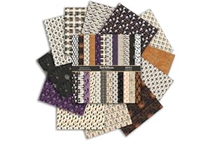 Halloween Scrapbook Paper 12x12 Pattern Paper Pack, 24 Sheets/24 Designs Double-Sided Decorative Craft paper for Scrapbooking