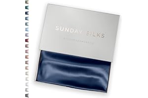 Colorado Home Co - 100% Silk Pillowcase for Hair and Skin - 22 Momme Highest Grade 6A Pure Silk Both Sides - Queen Silk Pillow Case Bedding Slip - Navy Blue - Mulberry Silk Pillowcase with Zipper