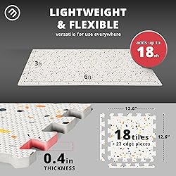 Gym Flooring Set - Interlocking EVA Soft Foam Floor