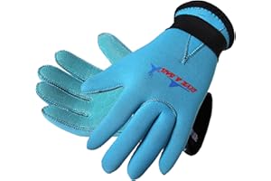 EXCEREY Kids Neoprene Skid-Proof Wetsuit Diving Gloves 3MM Surf Snorkeling Gloves