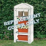 Taylor & Brown 4 Tier Greenhouse Cover Replacement Heavy Duty White PE view 3
