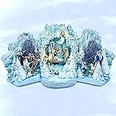 Christian 3D Pop Up Card – Nativity Scene Christmas Card with Jesus, Mary & Joseph – Religious Holiday Greeting Card, Christian Christmas Gift, Bible Verse Inspired Decoration