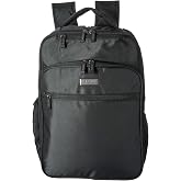 Kenneth Cole Reaction Brooklyn Commuter Backpack Slim 16" Laptop Computer &amp; Tablet Anti-Theft RFID Business, Work, , &amp; Travel Bookbag, Black Polyester