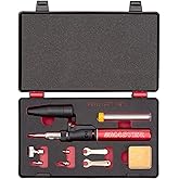 Master Appliance PI-40SiK Professional Soldering Iron Kit, Butane Soldering Iron, Cordless and Portable with Adjustable Solde