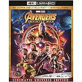 Avengers Infinity War 4K Ultra HD + Blu Ray + Digital Code [Blu-ray]