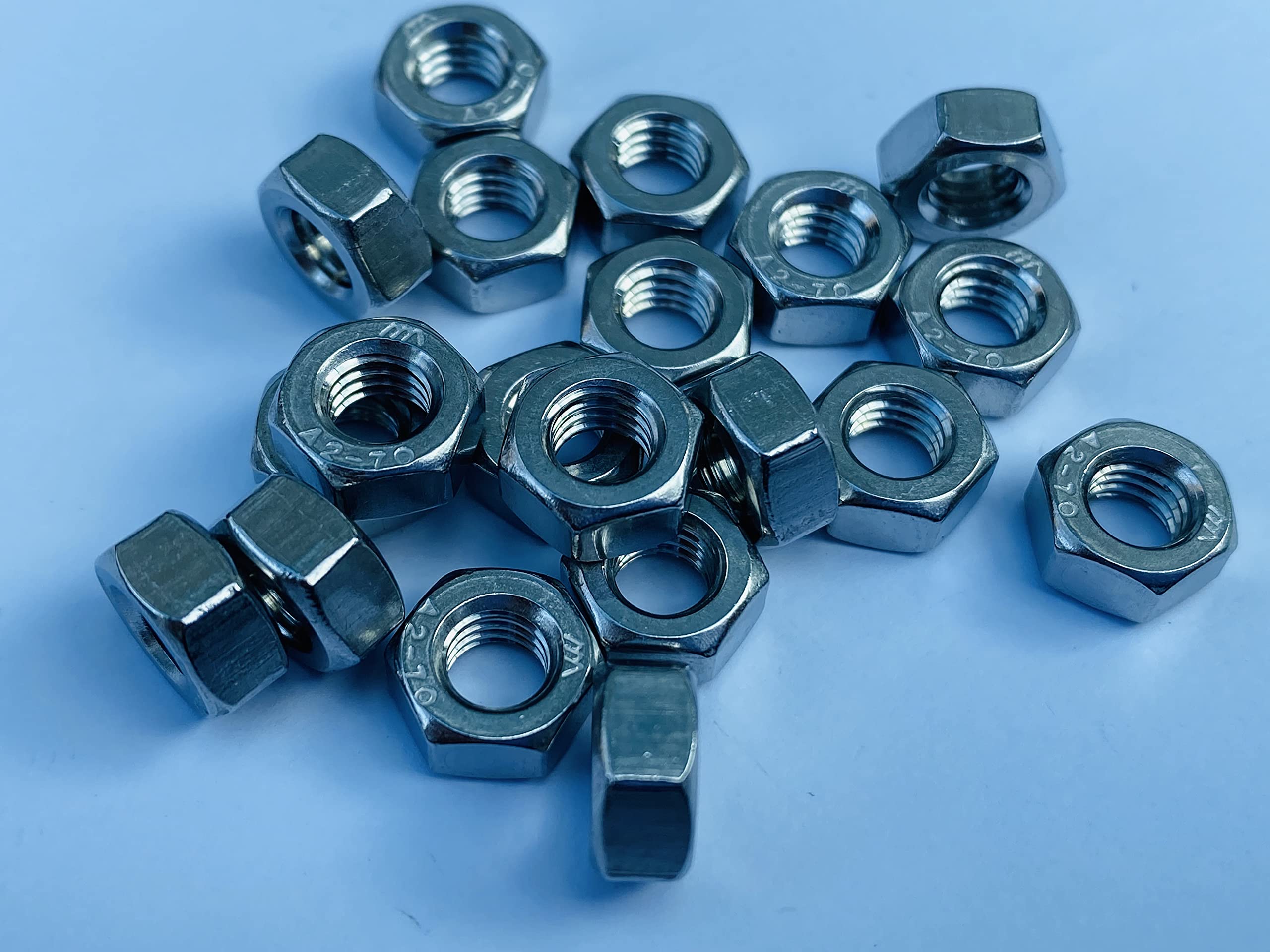 MECHANICAL MARKETPLACE - S/STEEL FULL NUT - A2-70 (22, M2.5)