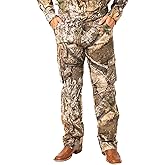 Realtree Men's Camo Hunting Pants, Mid Rise, Durable Cargo Pants with 6-Pocket, Slim Fit, Men's Outdoor Pants