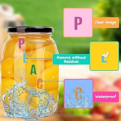 0.5 Inch Letter Stickers 2300 Pcs Multicolour