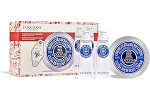L'OCCITANE Nourishing Body & Hand Care Trio Holiday Gift Set: Keep Skin Comfortable and Protected from Dryness