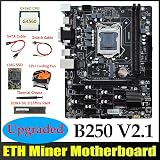 Lodokdre B250 V2.1 ETH Miner Motherboard 12PCIE G4560 CPU 8GB DDR4 128GB SSD view 6