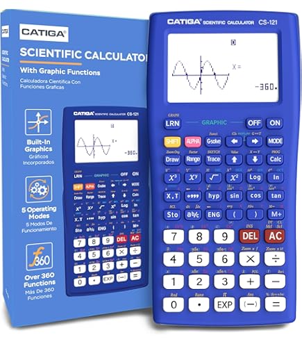 Casio Calculadora Cientifica Con Funciones Graficas, Multiples