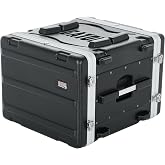Gator Cases Lightweight Molded 8U Rack Case with Heavy Duty Latches; Standard 19.25" depth, 8U (GR-8L)