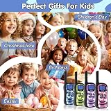 QUOLIX Rechargeable Walkie Talkies Kids 3KM Long Range 2 Way Radio VOX Torch view 7