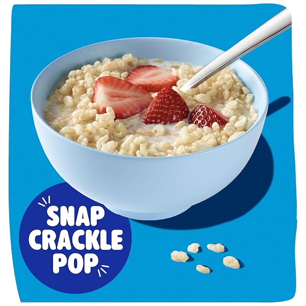 RICE KRISPIES, BREAKFAST CEREAL, ORIGINAL, FAT FREE FOOD, 9OZ BOX
