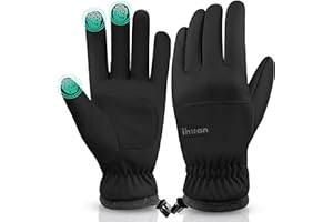 ihuan Winter Ski Snow Gloves Waterproof Running Mens Women Touchscreen- Cycling DrivingThermal Warm Cold Weather