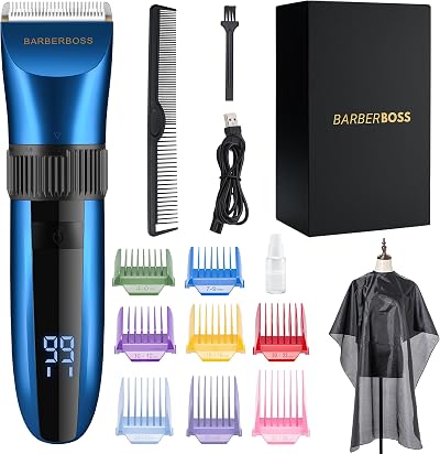 Cordless Self-Sharpening Beard & Hair Trimmer Ceramic Blades
