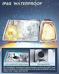 Nilight Headlight Assembly for 2001 2002 2003 2004
