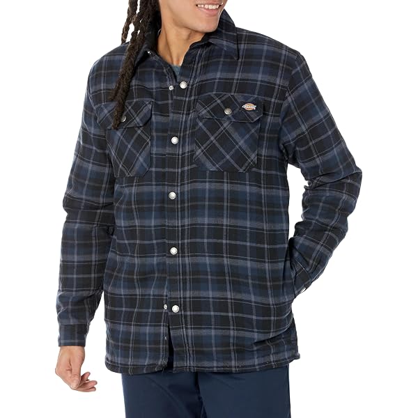Freedom Foundry Men's Lightweight Plaid Fleece Shirt - Soft Brushed Flannel Button-Up