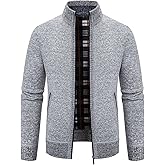 Mylldey Mens Sweater Cardigan Knitted Long Sleeve Men Sweaters Fall