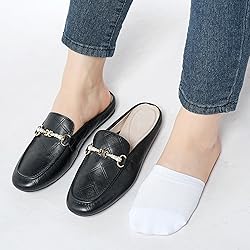 floconssy Women's Toe Socks for Mules, Half Socks