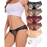 Sunm Boutique Sexy Lace Womens Underwear, Cheeky Panties for Women, Seamless Bikini for Ladies