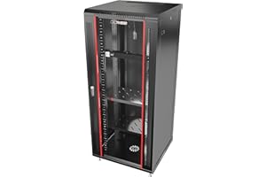 Network Data Cabinet - Rack Mount - Wall Mount IT Rack - Locking - Server Rack - 24-Inch deep Data Rack - Server Rack Cabinet