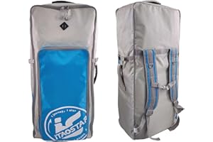 iTAOSTAR 120L Paddle Board Backpack with front pocket, paddleboard bag with 1680D cloth, SUP bag with top and side handles, adjust strap for convenient travel transfer, paddle board accessories