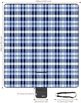 Vinsani Foldable Picnic Blanket 260 x 220 cm Anti Slip Waterproof Sand Proof view 3