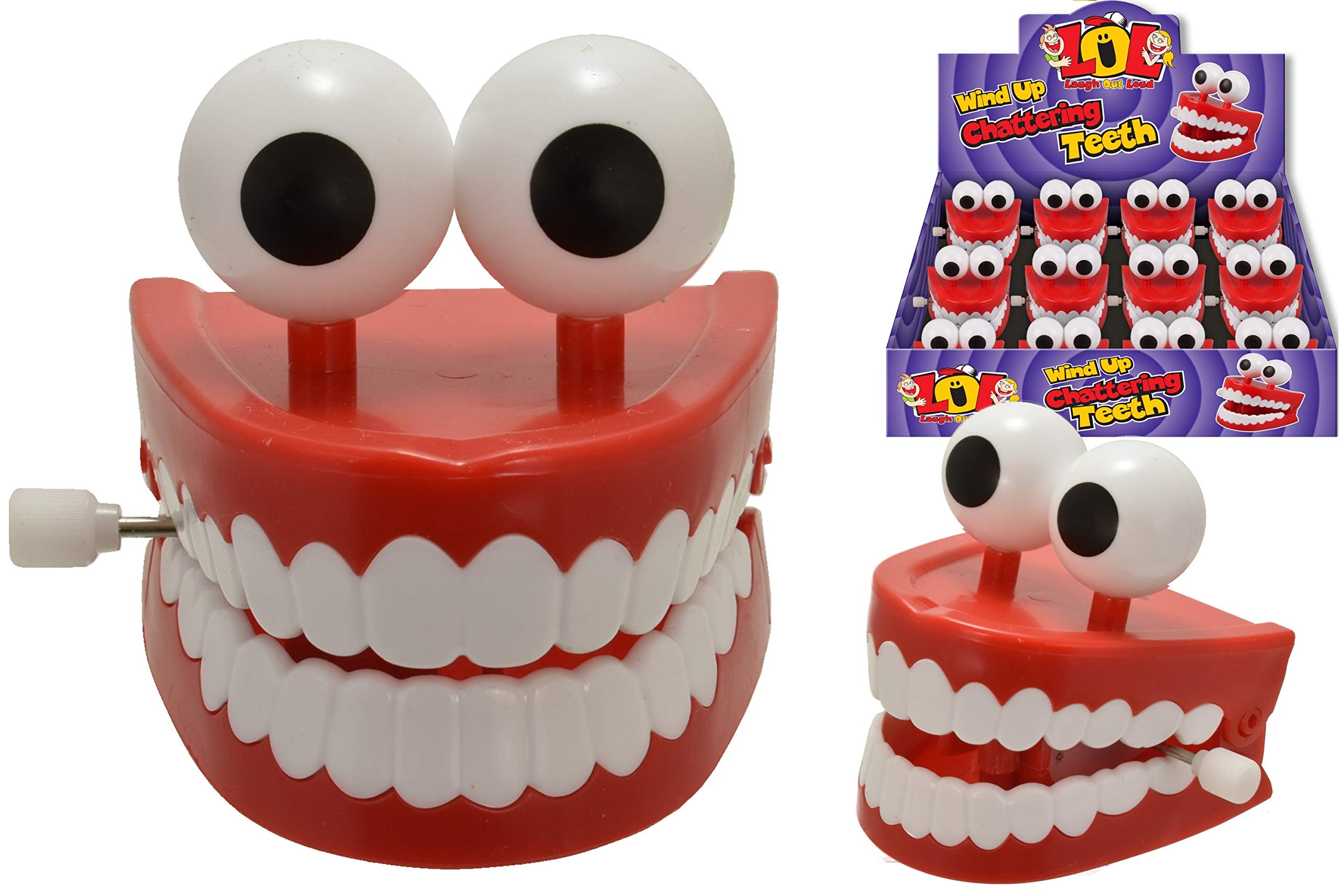 Kandy Toys Wind Up Chattering Teeth (Large)
