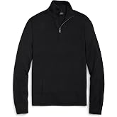 Brooks Brothers Men's Merino Wool Half Zip Sweater