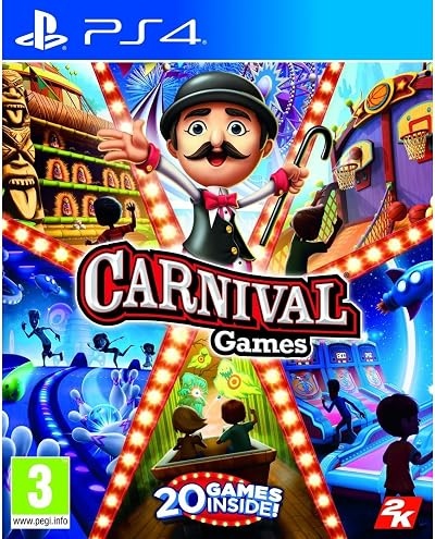 2K Carnival Games PS4 - Family Party Mini-Games Party Game