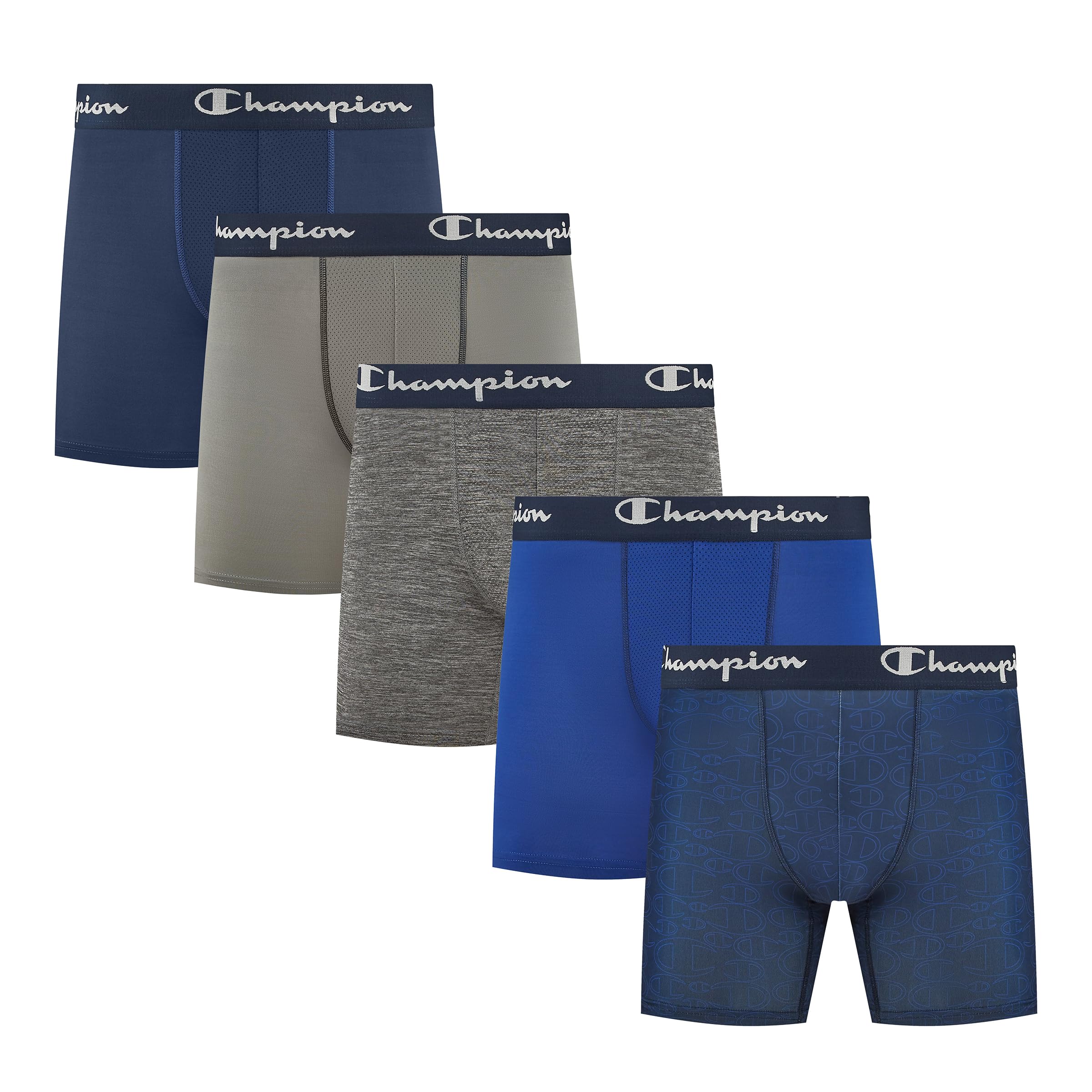 Champion Men’s 5 Pack Performance Boxer Brief