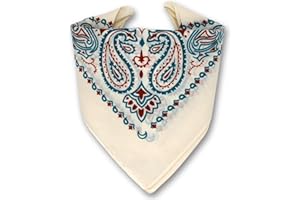 The Peacock Crew Bandanas in Premium Soft Cotton for Men Women Kid Bandana Paisley Scarf Neckerchief Bulk or Single Gift Pack