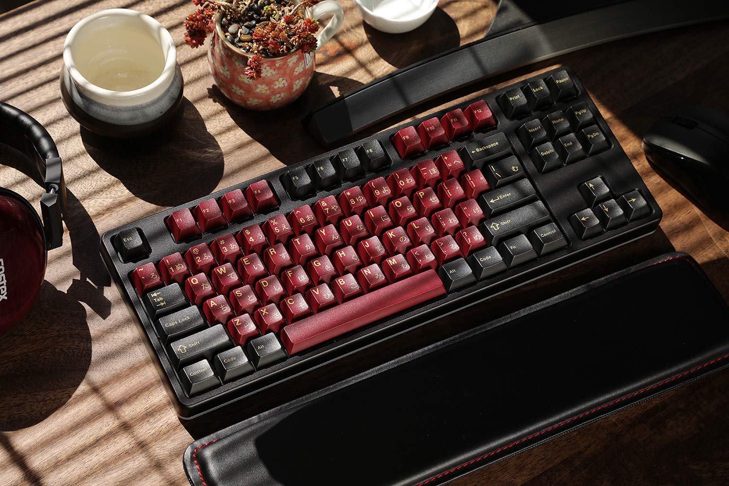 DROP + Redsuns GMK Red Samurai Keycap Set for Tenkeyless Keyboards - Compatible with Cherry MX Switches and Clones (TKL 96-Key Kit)
