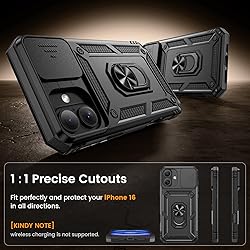 Goton Compatible for iPhone 16 Case with Screen